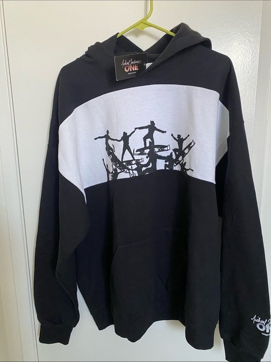 Michael Jackson One Other - Michael Jackson One Black and White Graphic Hoodie